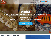 Tablet Screenshot of goscubadivemaui.com